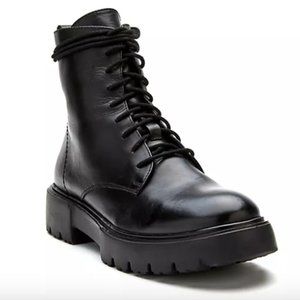 Matisse Ingrid Platform Chunky Combat Boot / Black / Size 7